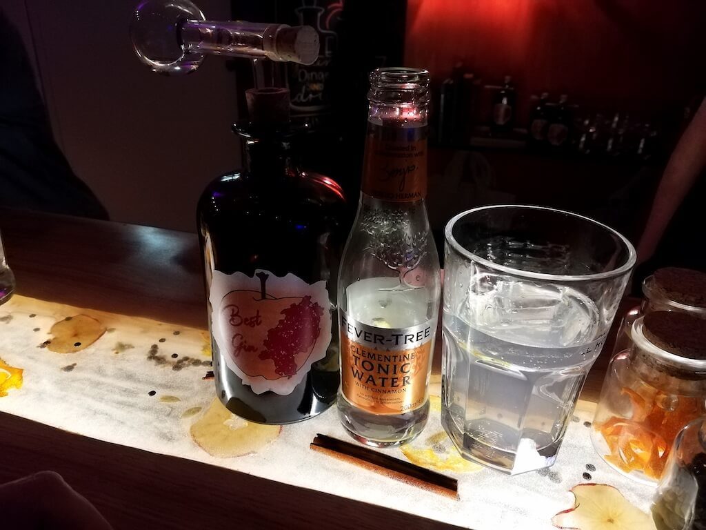 Best Gin und Rever Tree Clementine Tonic Water auf dem Hofheimer Gin Festival